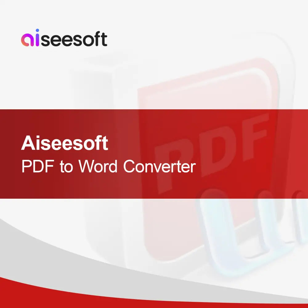 Aiseesoft PDF na Word prevodník