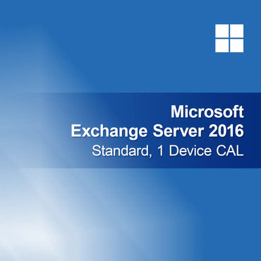 Microsoft Exchange Server 2016 Standard, 1 zariadenie CAL