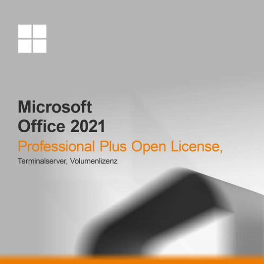 Microsoft Office 2021 Professional Plus Open License, terminálový server, objemová licencia