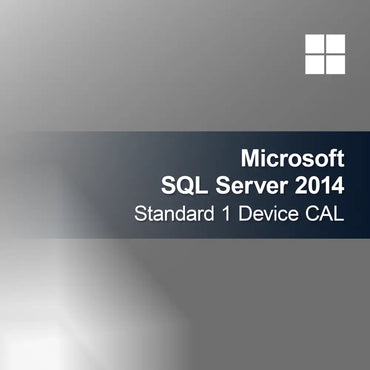 Microsoft SQL Server 2014 Standard 1 zariadenie CAL