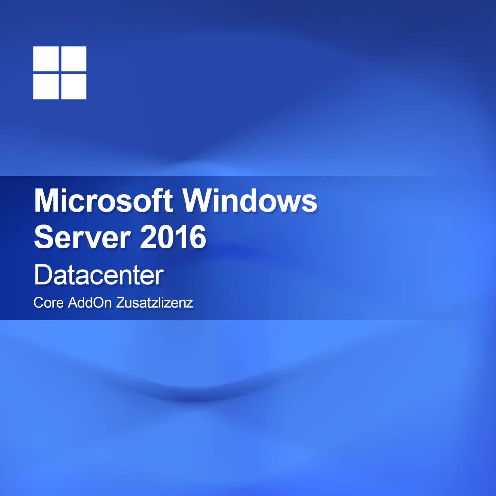 Microsoft Windows Server 2016 Datacenter, Core AddOn doplnková licencia