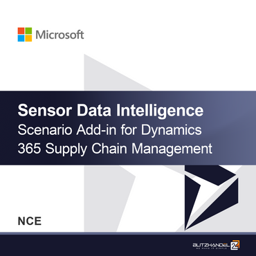 Doplnok scenára inteligencie údajov zo senzorov pre Dynamics 365 Supply Chain Management (NCE)