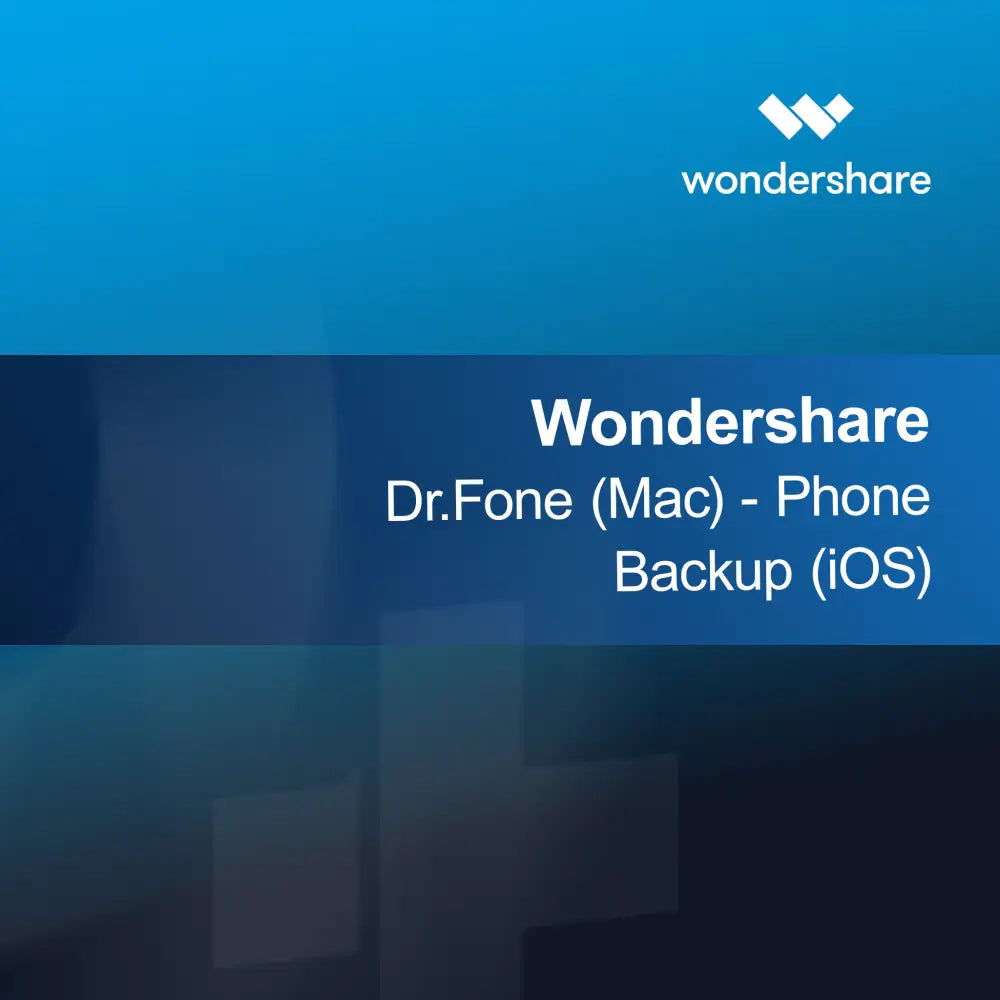 Wondershare Dr.Fone (Mac) - Záloha telefónu (iOS)