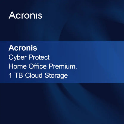 Acronis Cyber Protect Home Office Premium, 1 TB cloudové úložisko