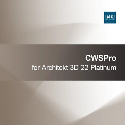 CWSPro pre Architekt 3D 22 Platinum