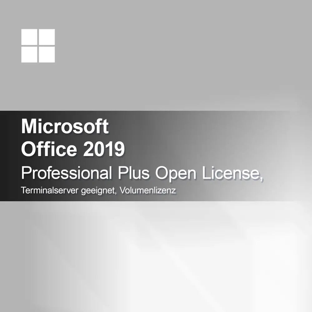 Microsoft Office 2019 Professional Plus Open License, vhodné pre terminálový server, objemová licencia