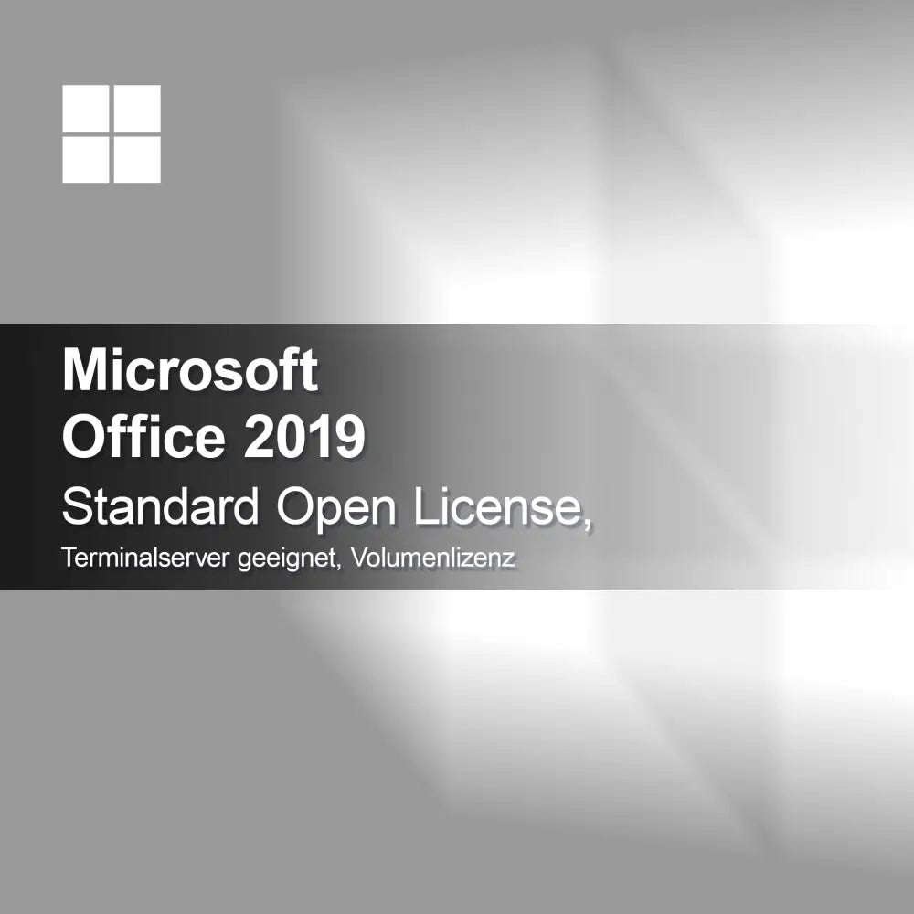 Microsoft Office 2019 Standard Open License, vhodné pre terminálový server, objemová licencia