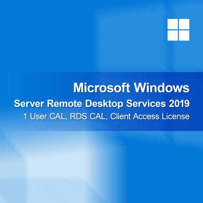 Microsoft Windows Server Remote Desktop Services 2019, 1 používateľská CAL, RDS CAL, licencia na prístup klienta