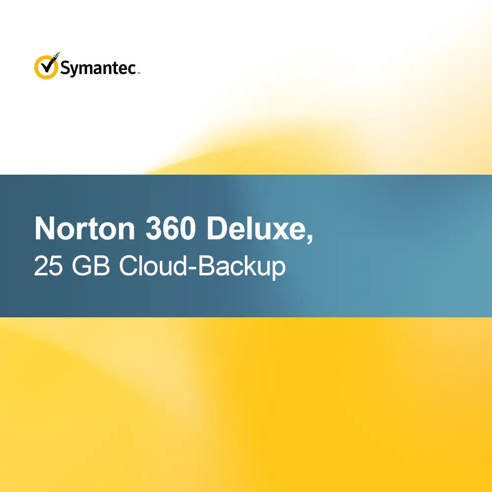 Norton 360 Deluxe, 25 GB cloudové zálohovanie